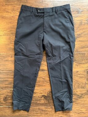 Fabiani Men's Black Tech Twill Chino Trouser